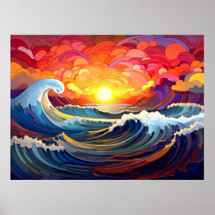 Affiche Vagues épiques 1