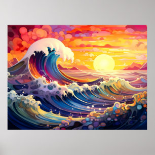 Affiche Vagues épiques 11