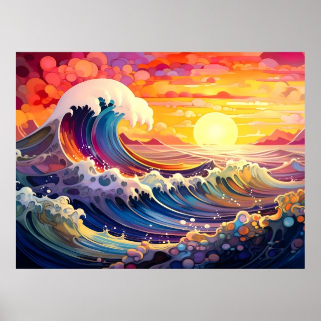 Affiche Vagues épiques 11 (Devant)
