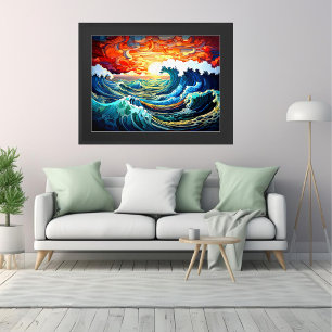 Affiche Vagues épiques 12