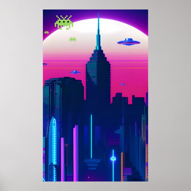 Affiche Vagues nocturnes et Vapor Daze (Devant)