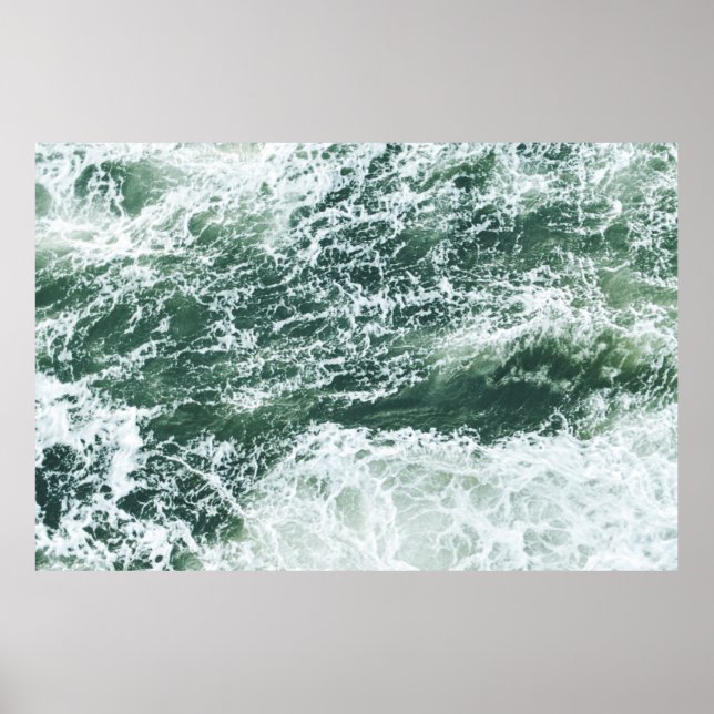 AFFICHE VAGUES OCÉANES (Devant)