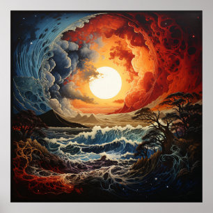 Affiche Vagues paysannes de Yin Yang