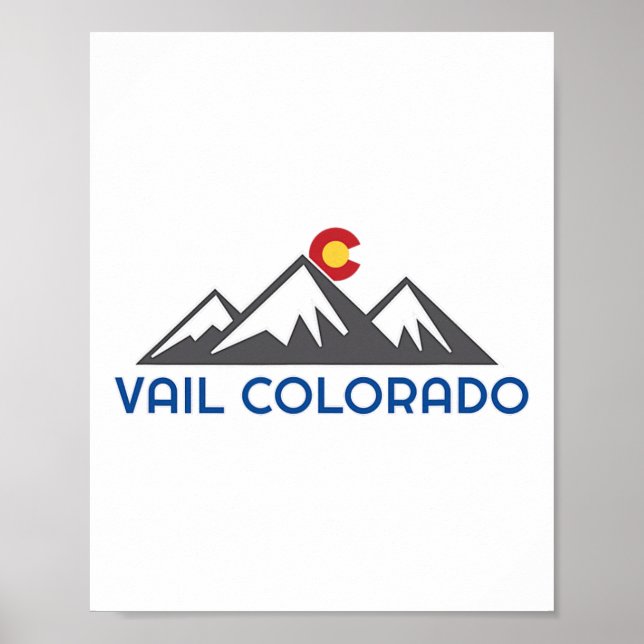 Affiche Vail, Colorado Rocheuses  (Devant)