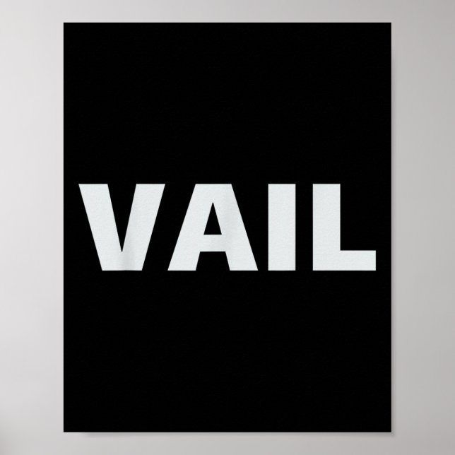 Affiche Vail Colorado - Rocky Mountain Skiing & amp; Snowb (Devant)