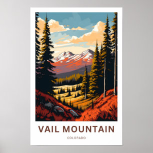 Affiche Vail Mountain Colorado Imprimer