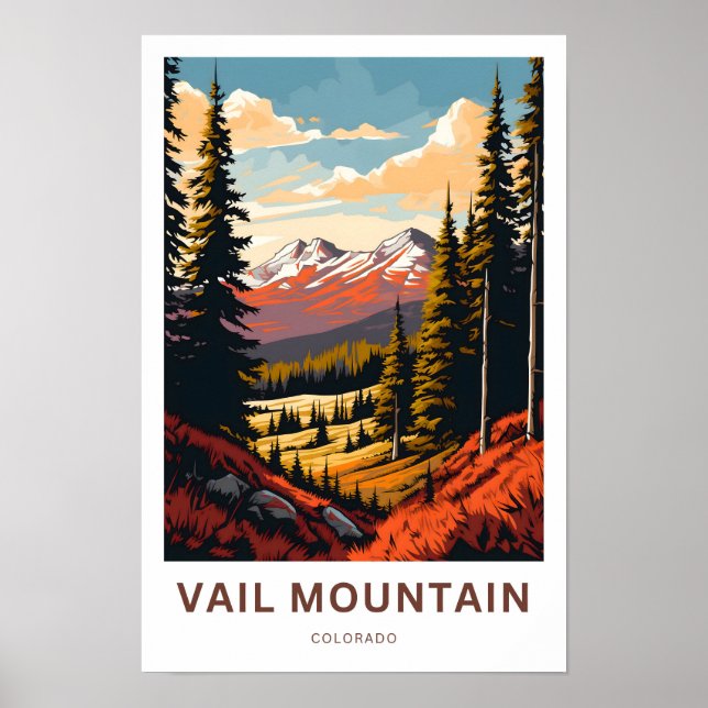 Affiche Vail Mountain Colorado Imprimer (Devant)
