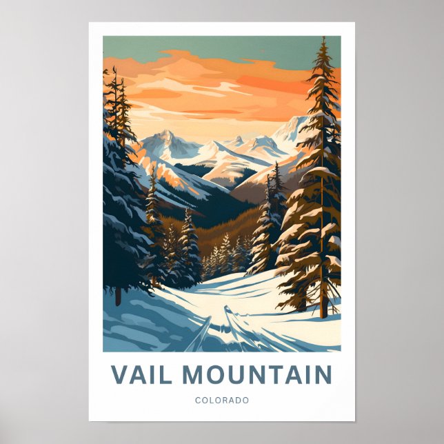 Affiche Vail Mountain Colorado Imprimer (Devant)