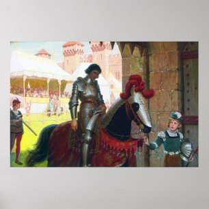 Affiche Vaincu, par Edmund Blair Leighton
