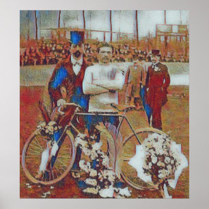 Affiche Vainqueur du Tour De France 1903 Maurice Garin Num
