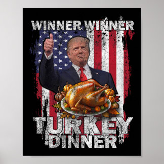 Affiche Vainqueur Trump Vance Humour Dîner Turquie