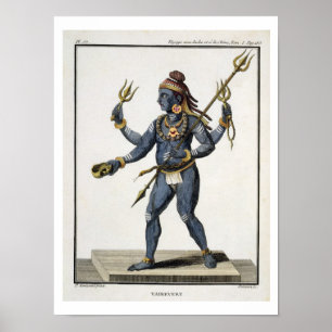 Affiche Vairevert, de "voyage Indes aux. et d'une La