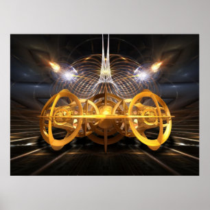 Affiche vaisseau spatial