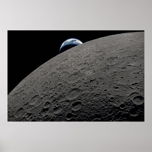 Affiche Vaisseau spatial Orion Earthset Mission Artemis Lu (Devant)