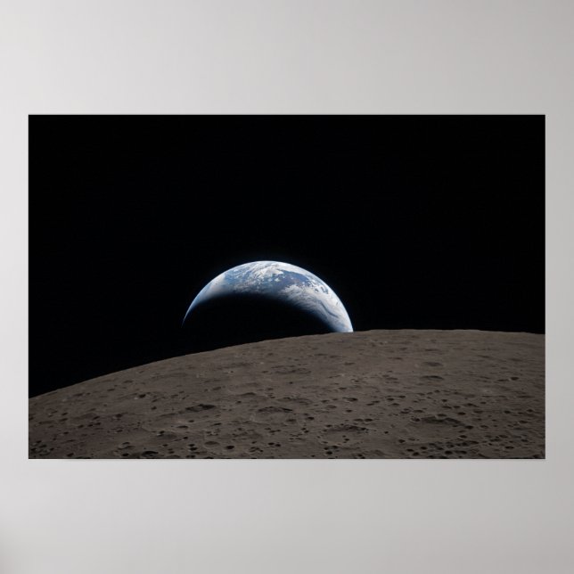 Affiche Vaisseau spatial Orion Earthset Mission Artemis Lu (Devant)