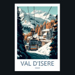 Affiche Val D'Isère France Imprimer<br><div class="desc">Belle impression moderne célébrant Val D'Isère France.</div>