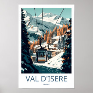 Affiche Val D'Isère France Imprimer