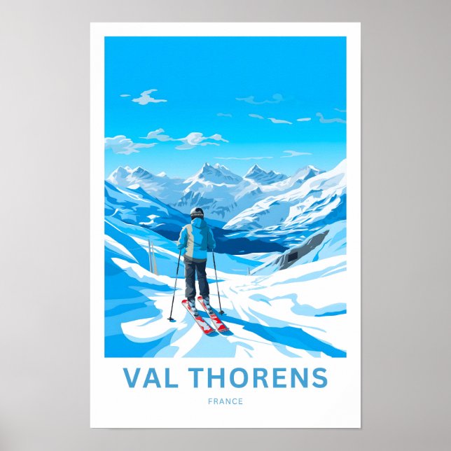 Affiche Val Thorens France Imprimer (Devant)