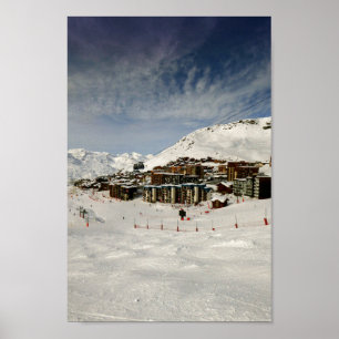Affiche Val Thorens Trois Vallées Alpes françaises France