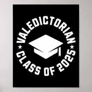 Affiche Valedictorian Cl Of 2025 Graduation