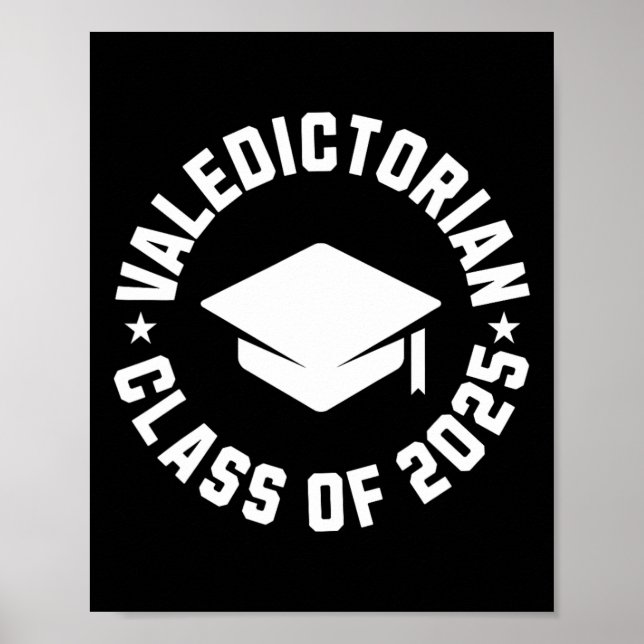 Affiche Valedictorian Cl Of 2025 Graduation (Devant)