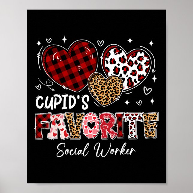 Affiche Valent du travailleur social favori de Three Heart (Devant)