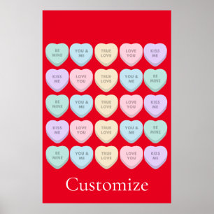Affiche Valentine Candy Hearts Thunder_Cove
