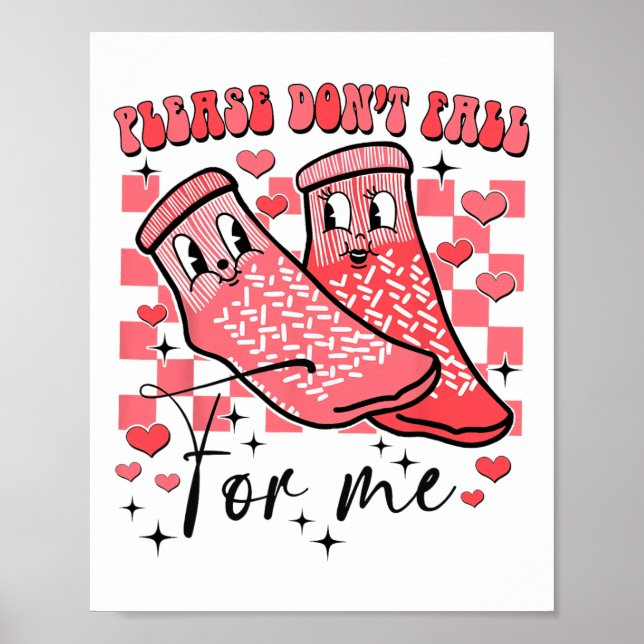 Affiche Valentine Quoi que vous fassiez ne tombe pas pour  (Devant)