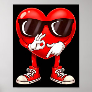 Affiche Valentine Six Seven 6 7 Mème Drôle Cœur Génération