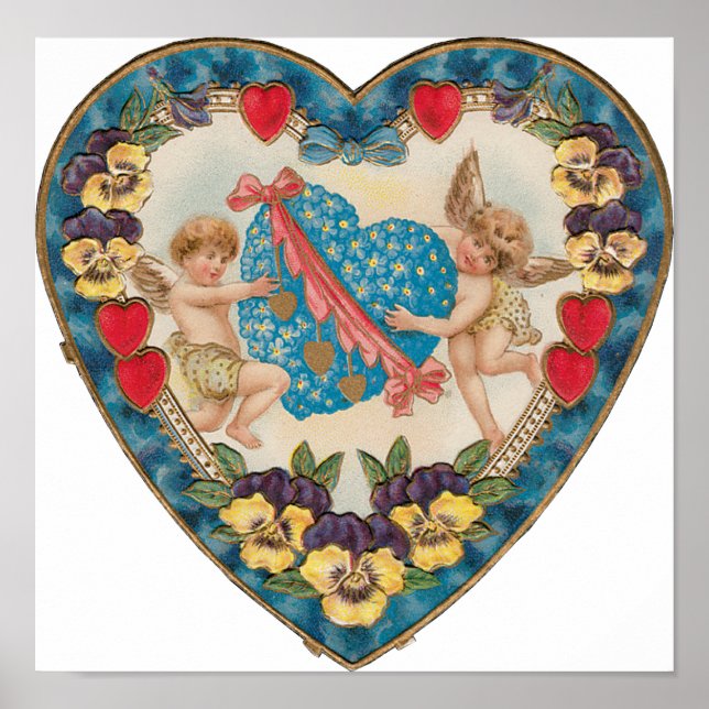 Affiche Valentine vintage (Devant)