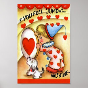 Affiche Valentine vintage