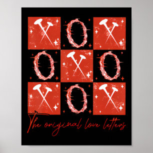 Affiche Valentine Xoxo Les Lettres d'amour originales véri