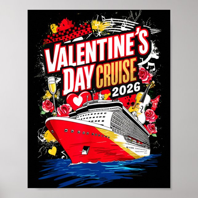 Affiche Valentines Day Cruise 2026  (Devant)