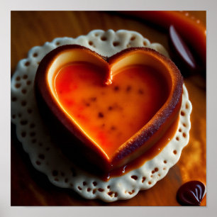 Affiche Valentines Jour Coeur brillant brillant P personna