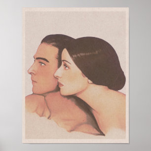 Affiche Valentino et Rambova : Lovers Art Print (1923)