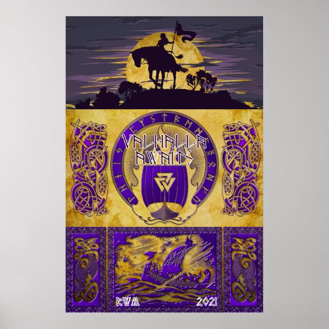 Affiche Valhalla attend (Devant)