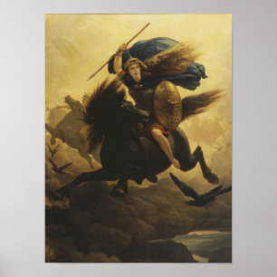 Affiche Valkyrie, 1865 (huile sur toile)