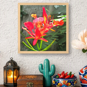 Affiche Vallarta Flaming Beauty Tropical Floral 1583 Art