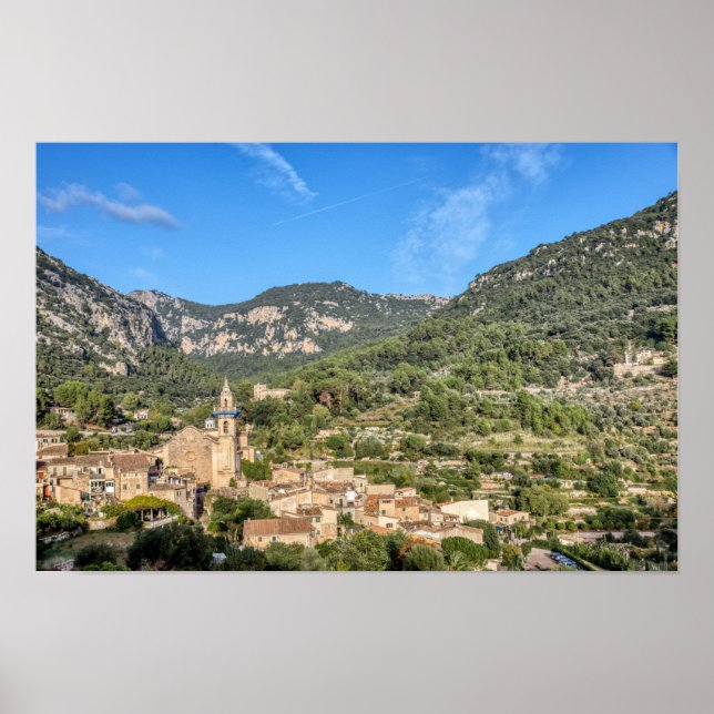 Affiche Valldemossa old village - Mallorca, Spain (Devant)