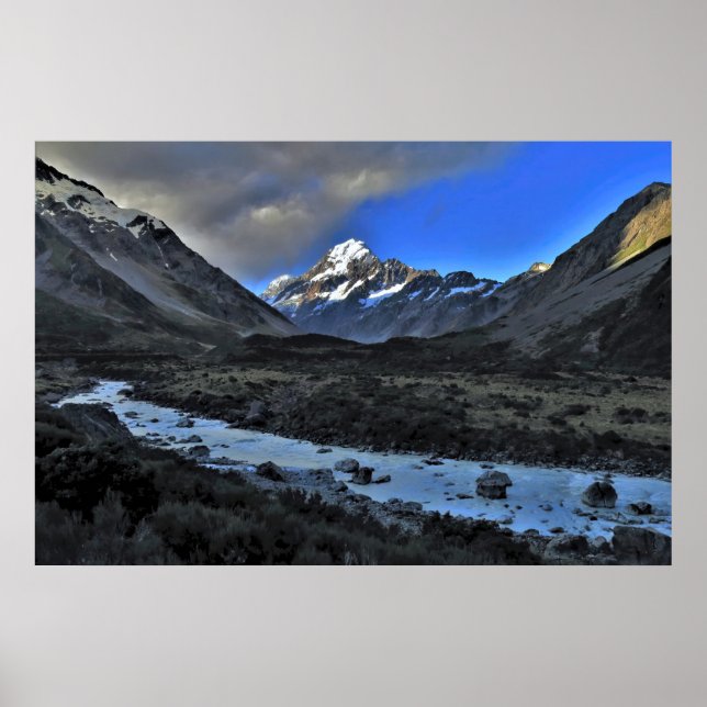 Affiche Vallée à Aoraki (Devant)