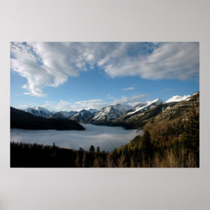 Affiche Vallée de Foggy dans les montagnes du Colorado
