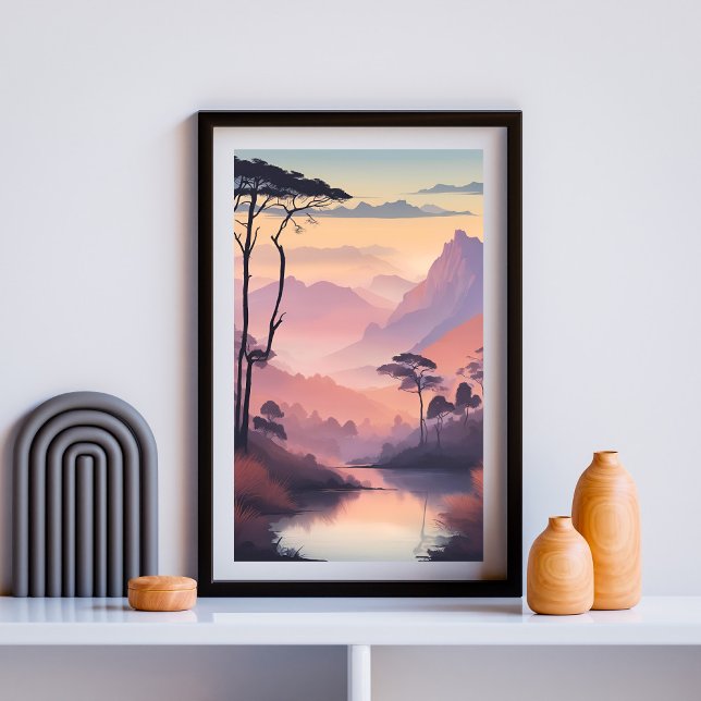 Affiche Vallée de la Brume Dorée (Créateur téléchargé)