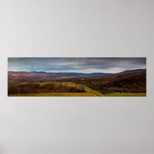 Affiche Vallée de l'Allemagne en automne, Virginie-Occiden