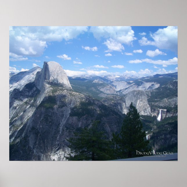 Affiche Vallée de Yosemite de Glacier Point (Devant)