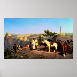 Affiche Vallée de Yosemite depuis Glacier Point 1874 