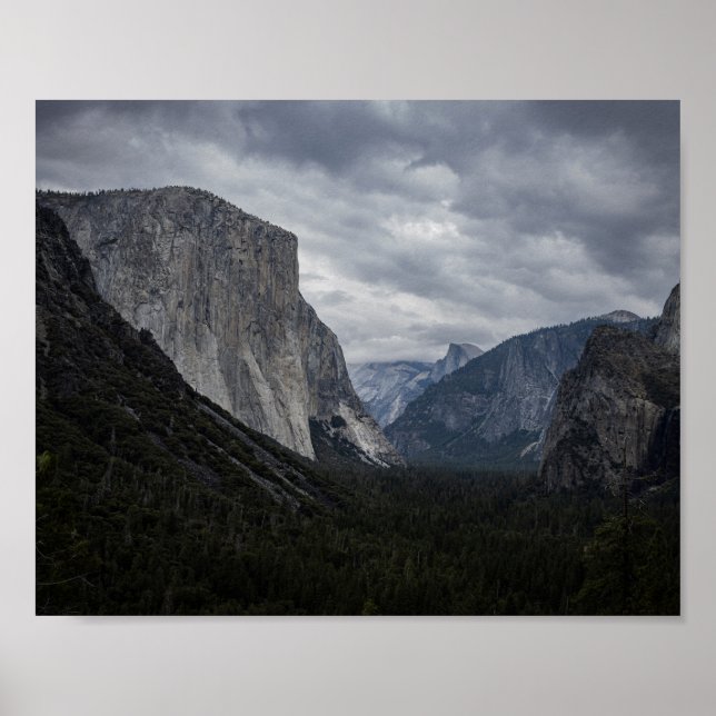Affiche Vallée de Yosemite et El Capitan - Paysage photo (Devant)