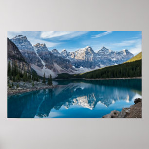 Affiche Vallée des Dix Pics, Parc national de Banff