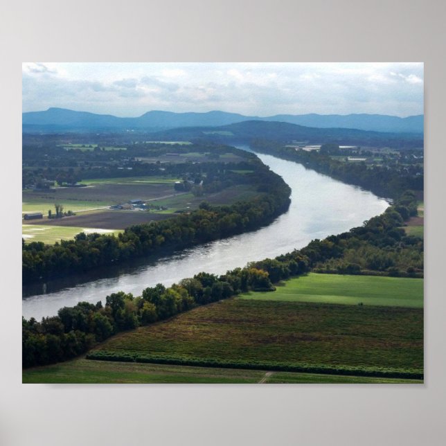 Affiche Vallée du fleuve Connecticut (Devant)