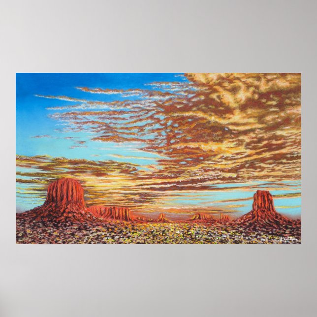 Affiche Vallée du Monument (Devant)