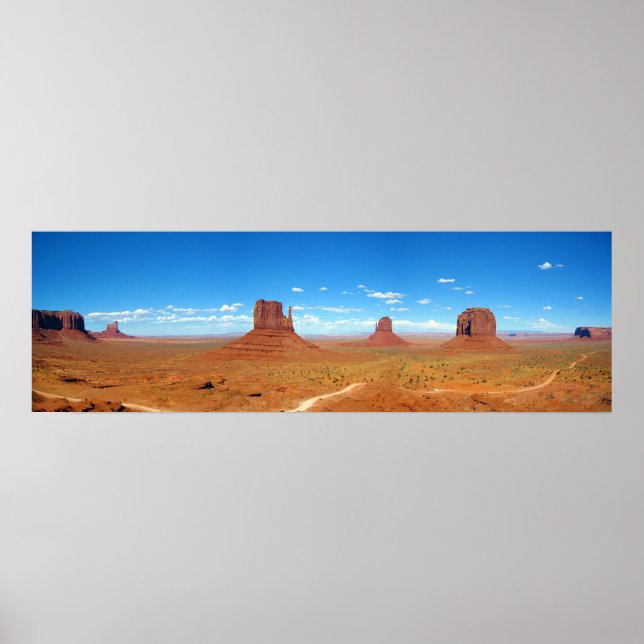 Affiche Vallée du Monument entre Arizona et Utah (Devant)